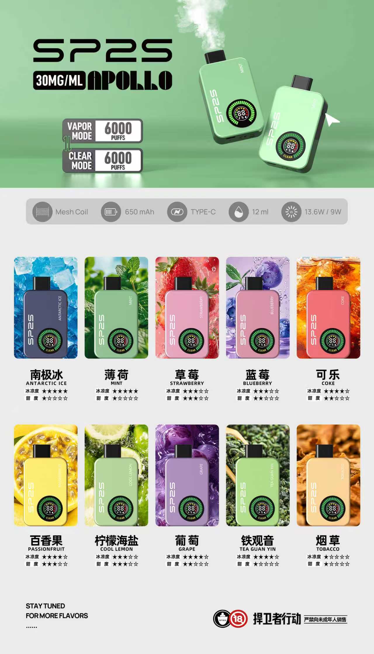 微信图片_202603090939481856_3.jpg SP2S 12000口一次性電子煙|Type-C 可充電設計・超長續航體驗:圖片 1
